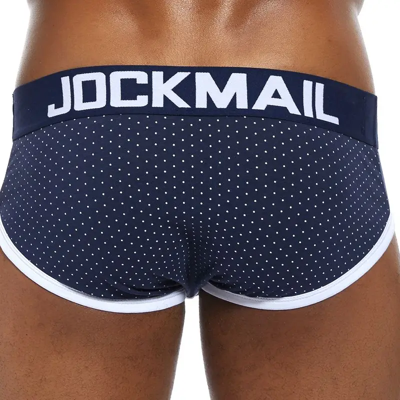 Трусы брифы JOCKMAIL мужские в горошек пикантное нижнее белье трусы из хлопка плавки