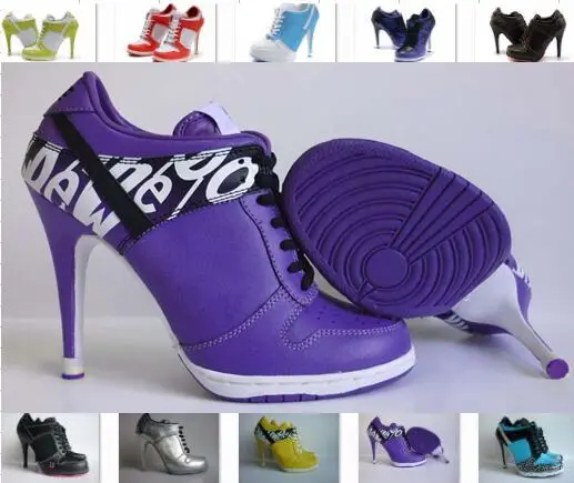 scarpe sportive tacco alto