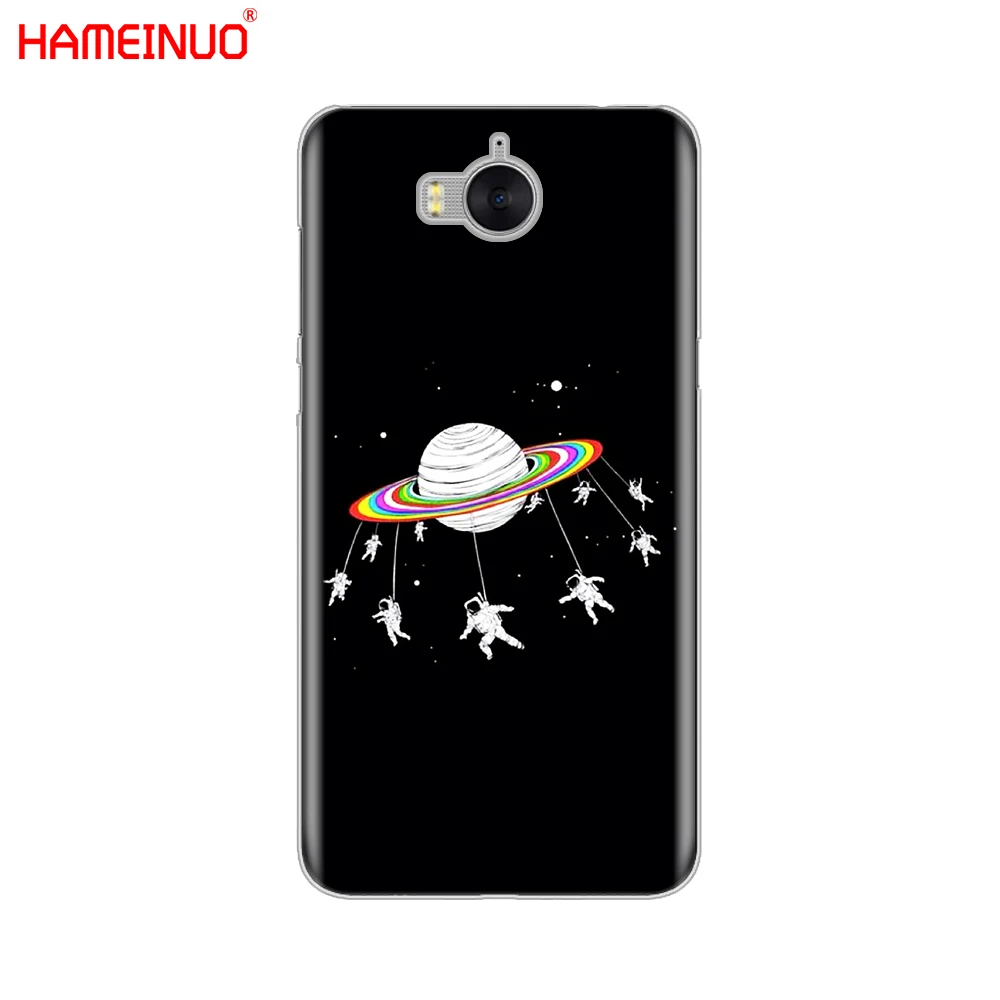 Чехол для мобильного телефона HAMEINUO Space Love Moon Astronaut Cat huawei honor 3C 4X 4C 5C 5X 6 7 Y3 Y6 Y5 2 II Y560