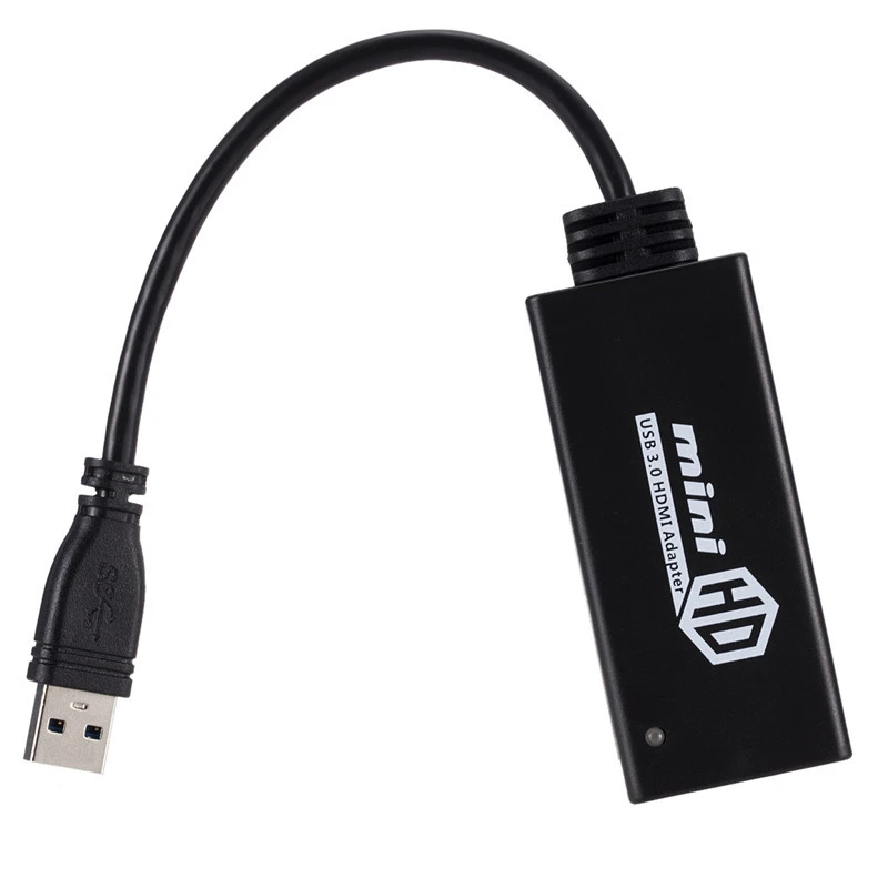 HDMI кабель USB 3,0 к HDMI кабель адаптер для ПК ноутбука жесткий диск HDTV проект монитор USB 3,0 к HDMI HD и мини адаптер конвертер