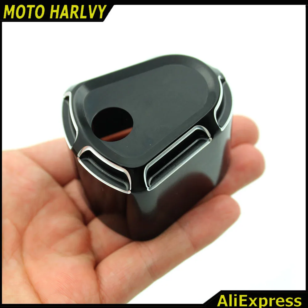 

Black Burst Ignition Switch Cover For Harley Electra Street Glide 07-13