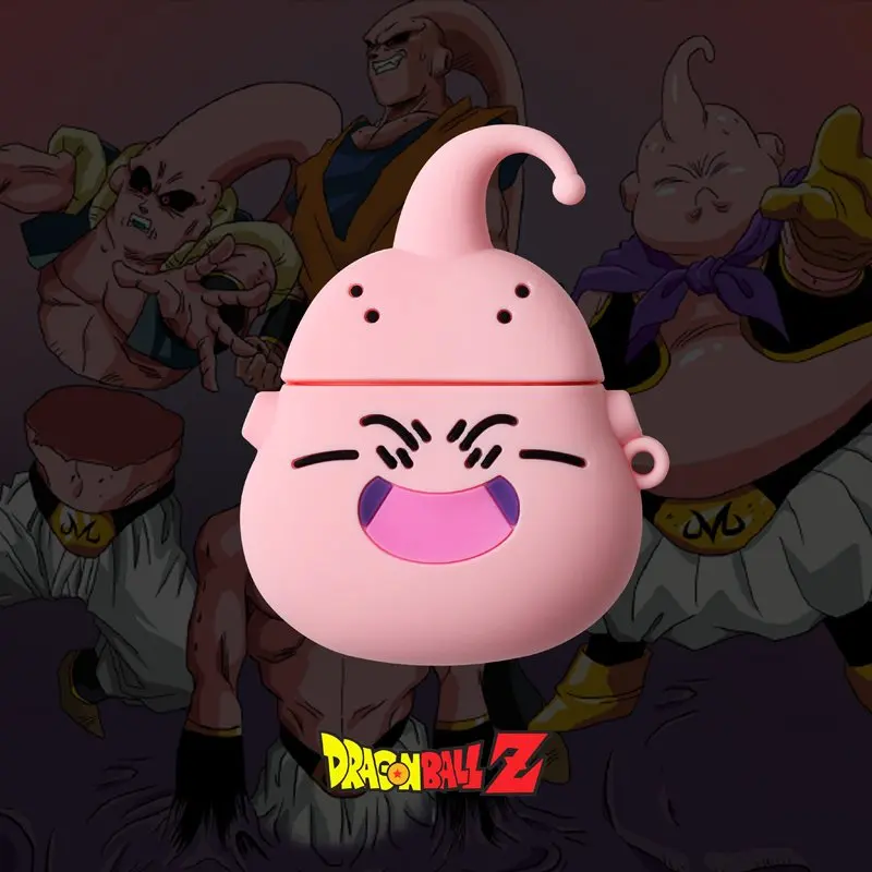 Чехол для наушников AirPods Pro Cartoon Dragon Ball Majin Buu Bluetooth, мягкий силиконовый чехол для наушников AirPods 1, 2, 3, кольцевой ремешок для наушников - Цвет: for airpods 1 2