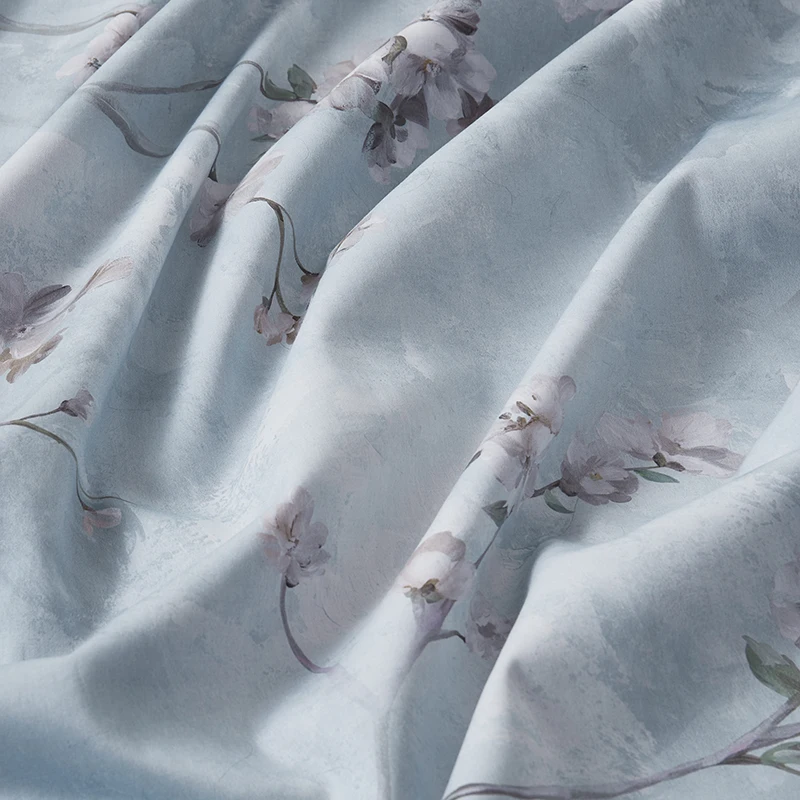 Тропические растения, 4 шт., одеяла, комплекты постельного белья, простыня, пододеяльник, наволочка, постельное белье из египетского хлопка, Комплект постельного белья
