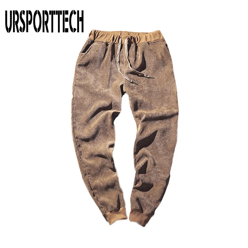 

Corduroy Pencil Pants Men Autumn Winter Casual Pant Black Coffee 2018 Straight Stretch Thick Corduroy Trousers Men Big Size 5XL
