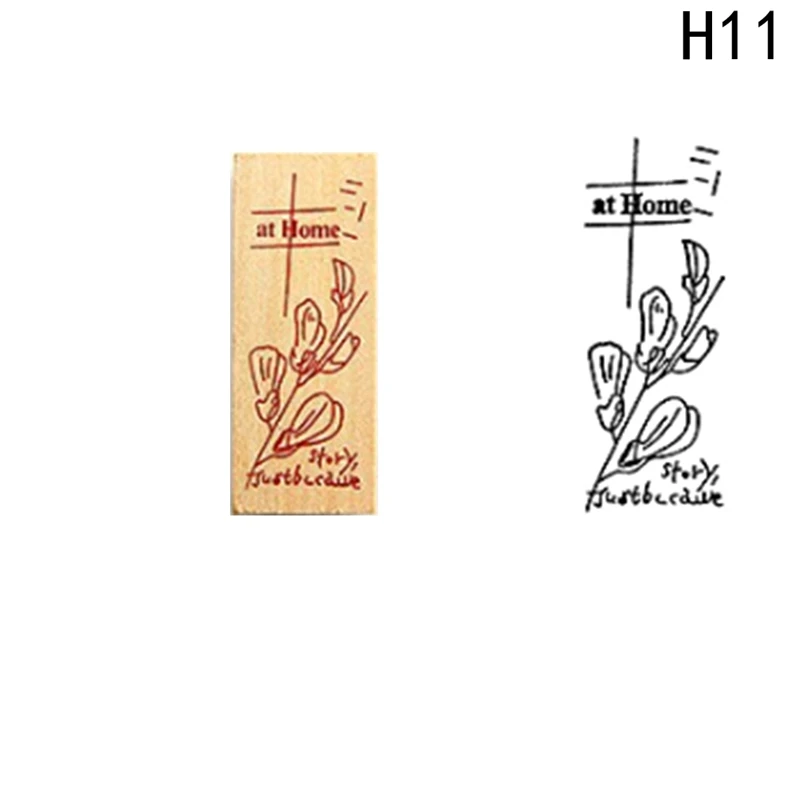 Новое поступление 2019 года Винтаж полосы Деревянный Штамп Дети DIY ручной работы записки студенческие марки художественные канцелярские