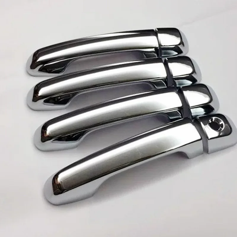 

Free Shipping High Quality ABS Chrome Door Handles Cover Door Handles Protect Door Handle Bowl Cover For Toyota Prado 2700/4000
