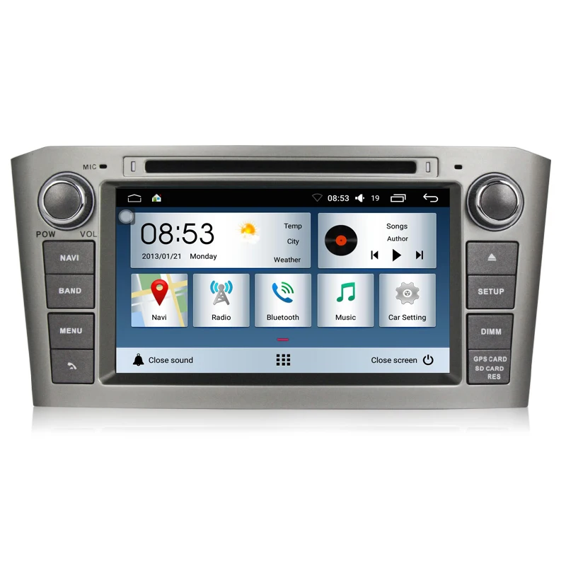 Автомобильный dvd-плеер Android 6,0 для Toyota Avensis 2002 2003 2004 2005 2006 2007 2008 T250 автомобиля gps навигации стерео Мультимедийный блок