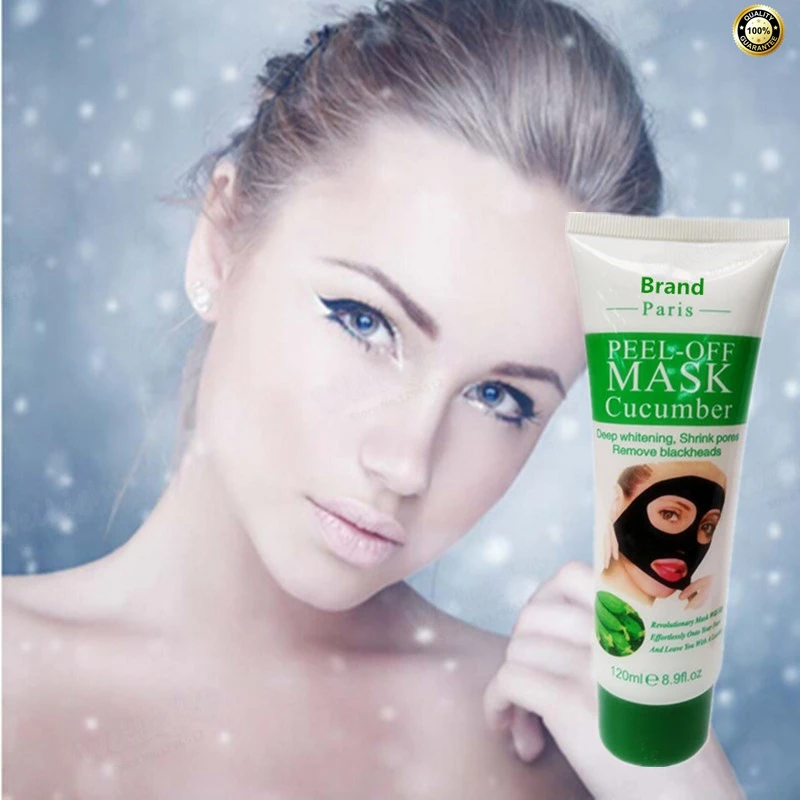 Wholesale 120ml green cucumber mask Anti wrinkle anti aging facial mask face care whitening face