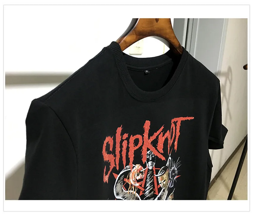 31 конструкции Америке группы Slipknot рок черный футболка бренд полный рубашка с длинным рукавом тяжелых металлов хлопка camiseta панк-рокер уличная