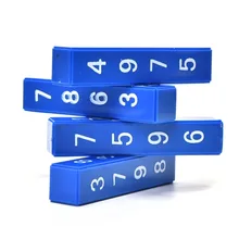 1 Set nuevos bloques de números para calcular trucos de magia para niños y niñas juguetes de utilería juguetes de Educación de matemáticas para bebés(China)