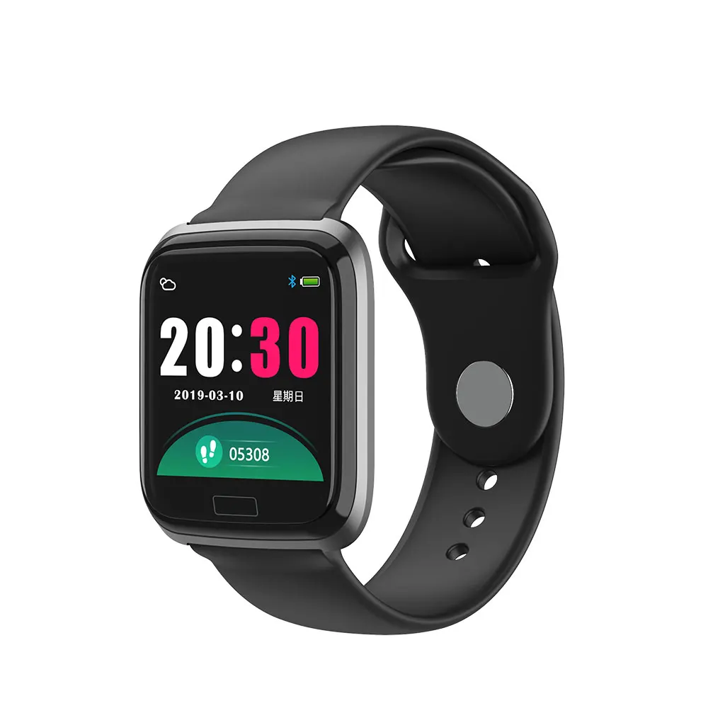 Умные часы для мужчин, кровяное давление, умные часы, водонепроницаемые, умные часы для женщин, спортивные, фитнес-часы, Смарт-часы для Android Ios - Цвет: CY05 Black