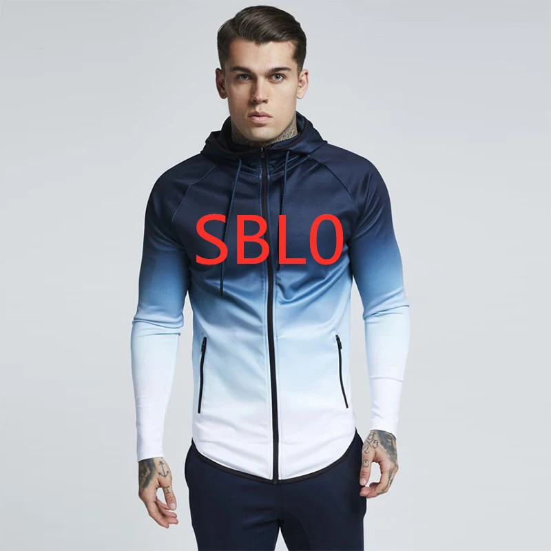 Goede SBL0 Lente Mens Casual Custom Print Hip Hop Leisure Hoodies Rits Rots Trui Man Comfortabele Mannelijke Sweatshirts College Hoody