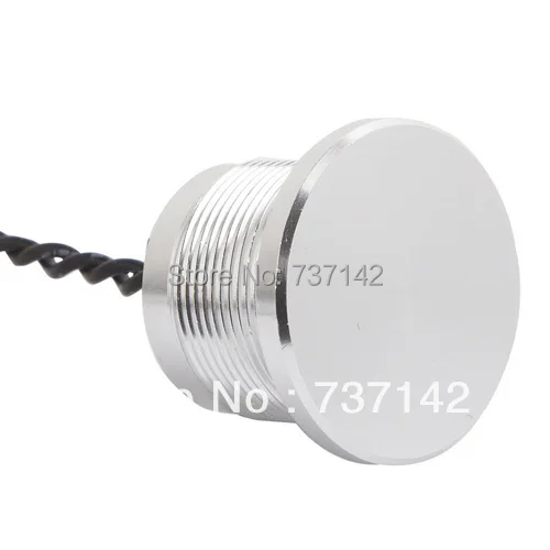 ELEWIND Silver color aluminum anodized piezo switch (22mm,PS223P10YNT1,Rohs,CE)