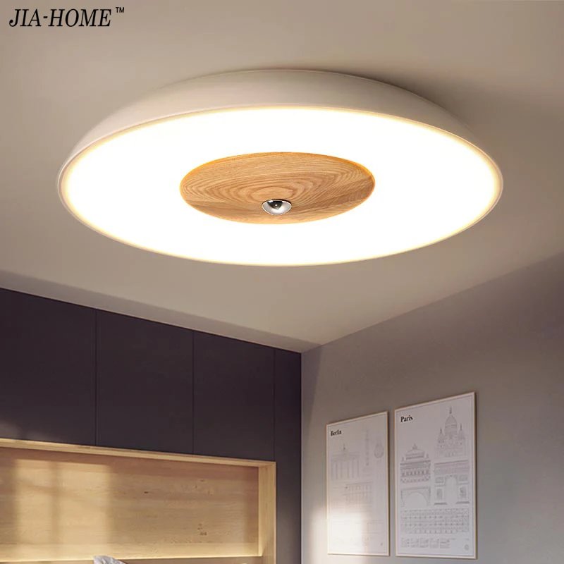 Wood LED Ceiling Lights for the living room chandeliers Ceiling for the hall modern lighting fixture