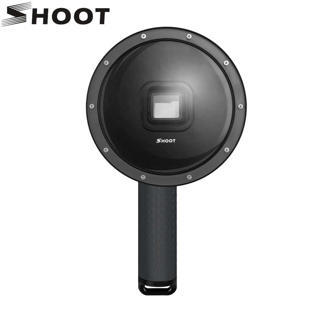 

SHOOT Waterproof 6 inch Diving Dome Port for GoPro 7 6 5 Black Camera With Float Bobber Dome for Go Pro 7 6 5 Camera Accessories