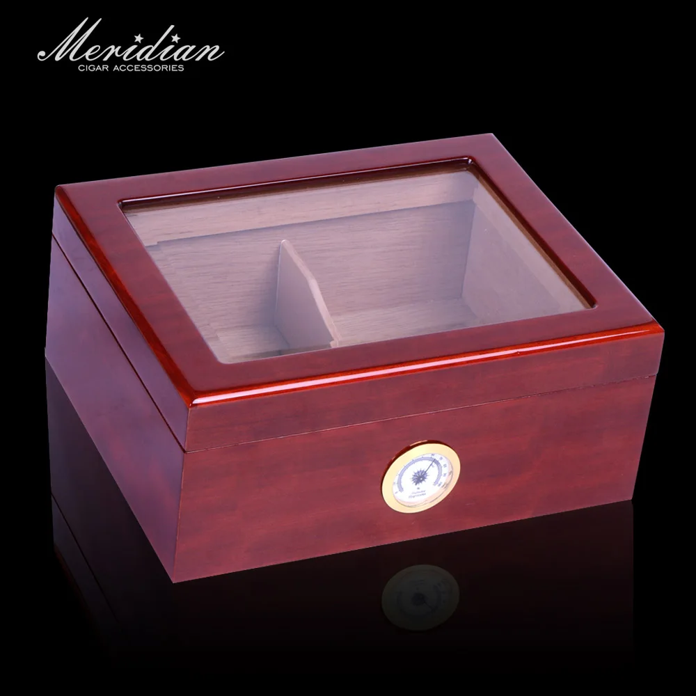Cohiba humidor for 50ct cigars with Glass top window humidor box
