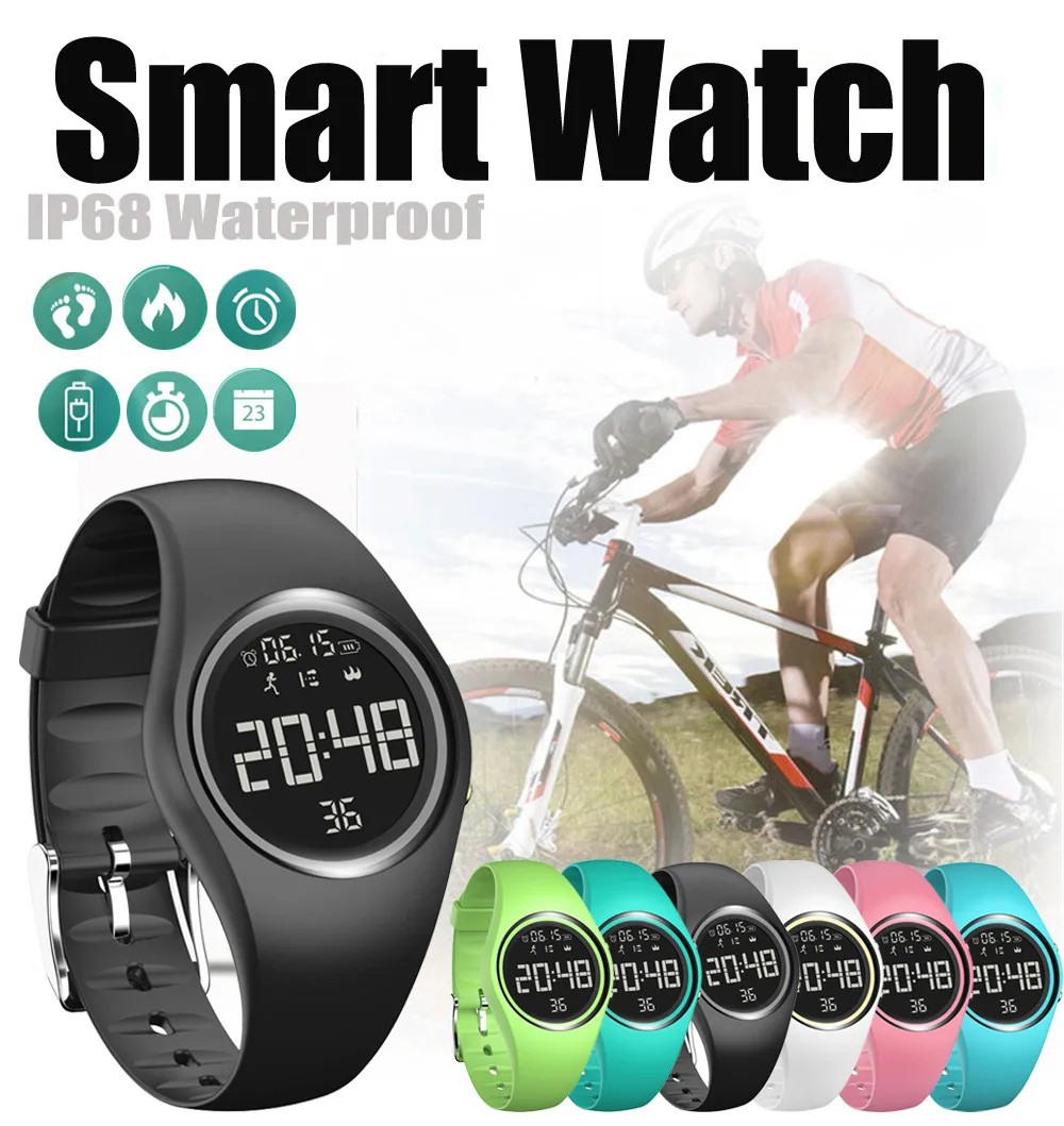 

HIPERDEAL T5E IP68 Waterproof 3D pedometer Calorie Monitoring Fitness Smart Watch Bracelet Calorie Monitoring BAY13
