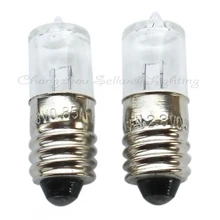 Bombillas halógenas 2,8 v 0.85a E10 A008 gran 10 Uds