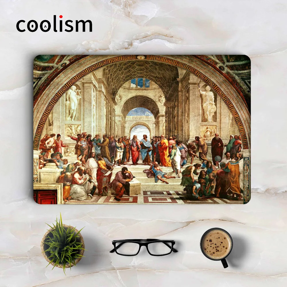 

Athens School Oil Painting Laptop Sticker Decal for Apple Macbook Pro Air Retina 11 12 13 15 inch Mac Protective Full Cover Skin