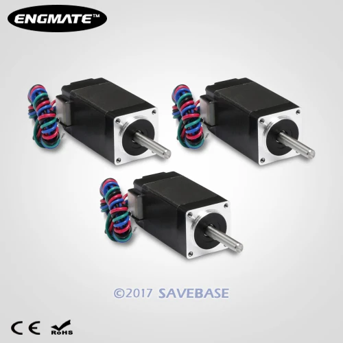 ENGMATE EMA112 2803S4 3 шт. 28x28 мм Nema 11 Шаговый Мотор с Номинальным Током 0.35A для ЧПУ