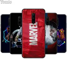 Marvel Superheroes The Avengers Silicone Phone Case for Oneplus 7 7 Pro 6 6T 5T Soft Cover Shell for Oneplus 7 7Pro Black Case