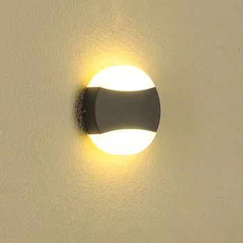 

Minimalism Up Down Illuminated Wall Light Outdoor Waterproof Led Wall Lamp Home Bedroom Hotel Wall Lighting