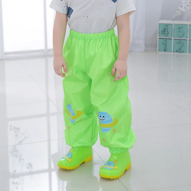 Buy 90 135cm kids waterproof children rain pants boys girls sports playing