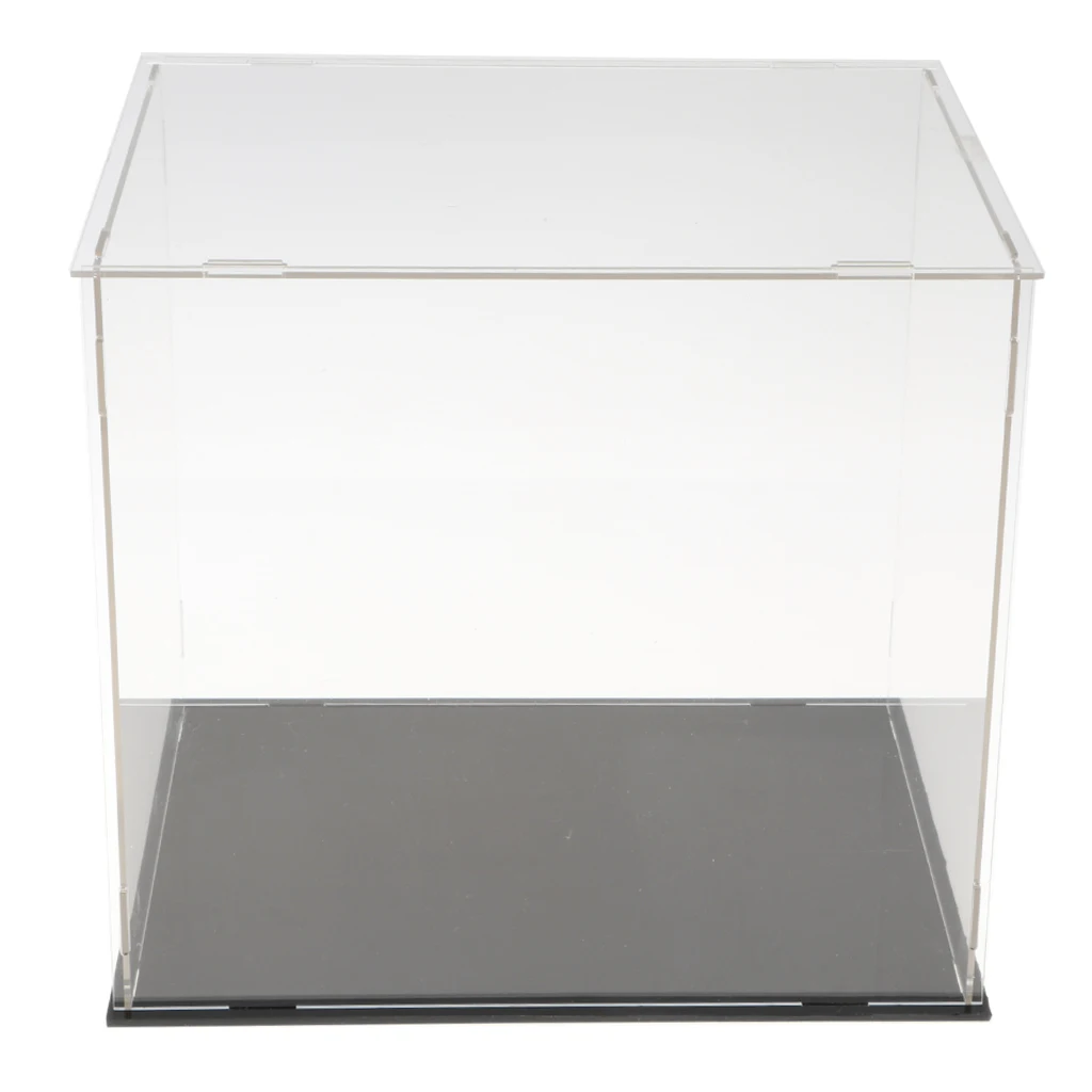 

Clear Dollhouse Display Show Case Box Perspex Dustproof Protection for Anime Figures Doll Model Collection Holder 21x25x20cm