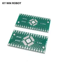 5 шт. HTQFP QFN32 к DIP32 QFN32 0,8/0,65 мм QFP32 QFP32 PQFP LQFP пластина адаптера