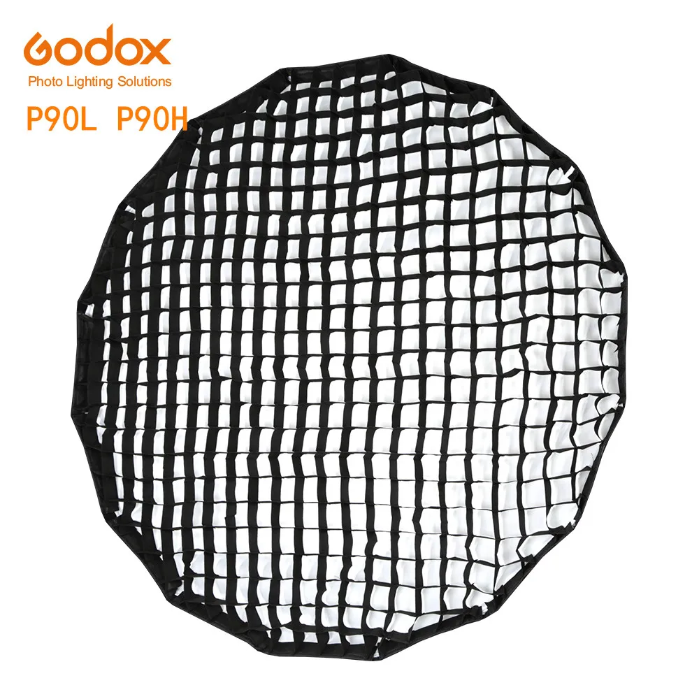 

Godox P90L P90H 90cm Honeycomb Grid Portable 16 Rods Deep Parabolic Softbox Honeycomb Grid