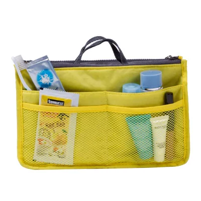 RUPUTIN, дорожная сумка-Органайзер для женщин, косметичка, дорожный набор для хранения, отделочная сумка, портативная компактная косметичка - Цвет: Yellow