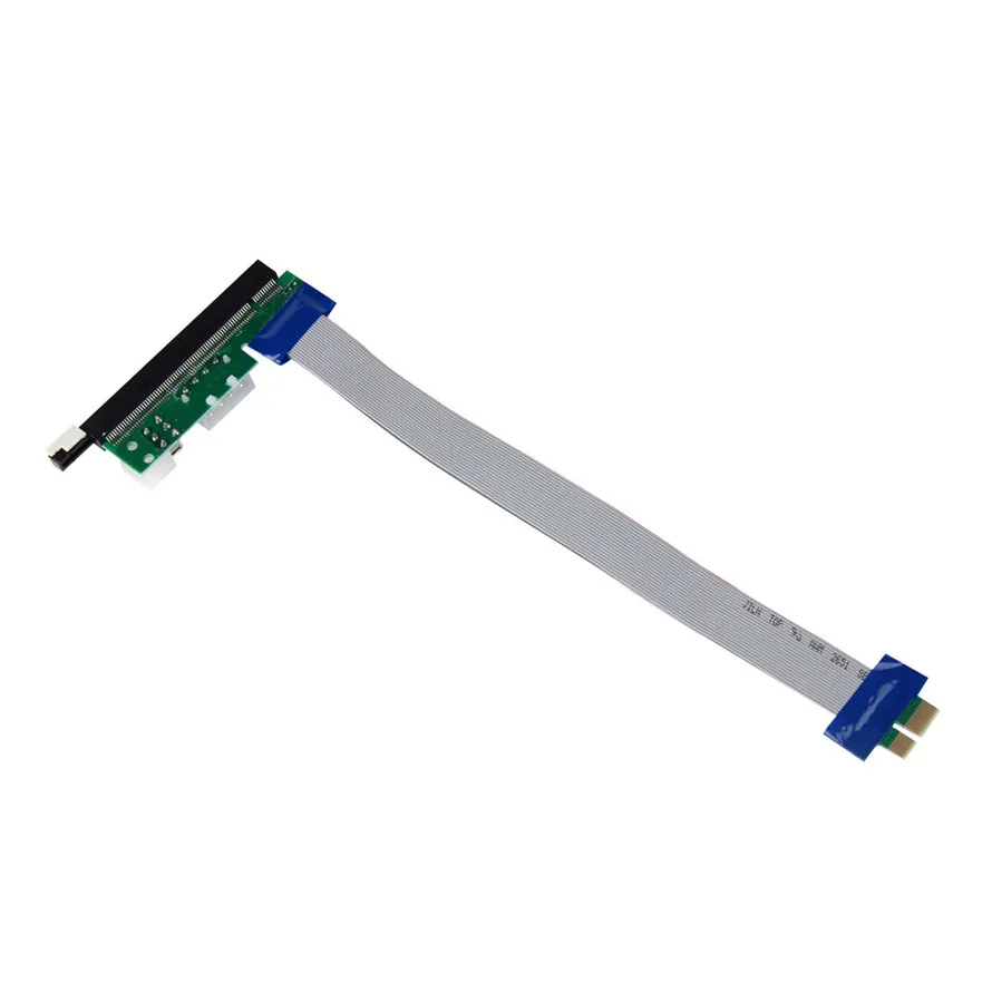 

D3 PCI-E Extention Cable Express Riser Card Adapter Flex Ribbon 1X To 16X Power