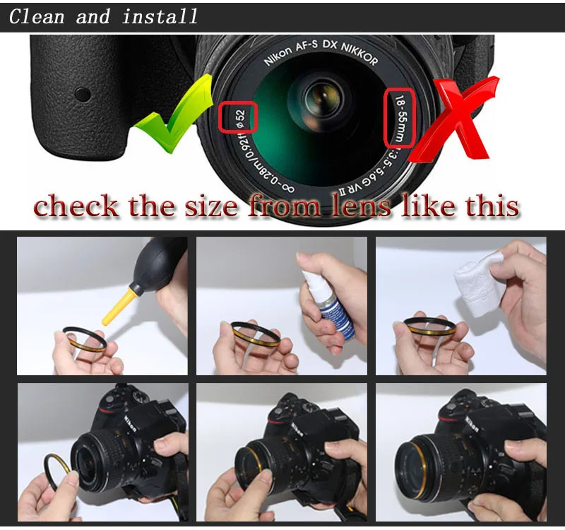 KnightX STAR UV ND FLD поляризатор 49 мм 52 мм 55 мм 58 мм 62 мм 67 мм 72 мм 77 мм фильтр объектива для sony Canon Nikon d800 d5200 canon
