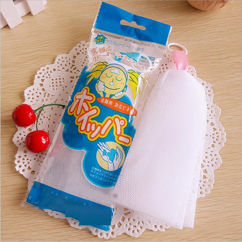 

PE 3 pcs Cleanser Bath Washing Tools Soap Foaming Net Soap Mesh Bag Bubble Helper Mesh Body Cleansing Nets