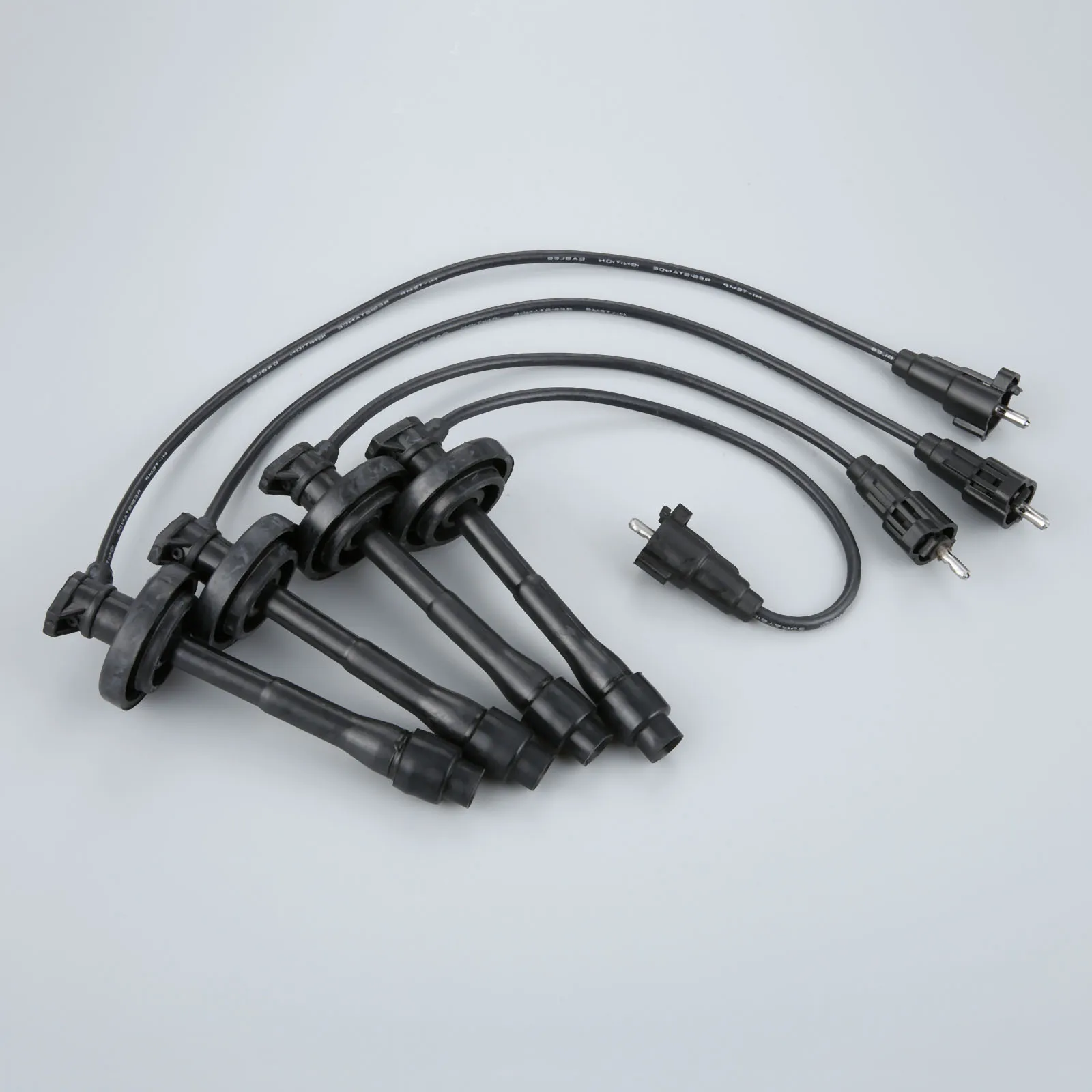 4 шт./лот зажигания провода провод к свече зажигания кабель 5 мм для Защитные чехлы для сидений, сшитые специально для Toyota Corolla Chevrolet Prizm 671-4169 7899 TE64 09419