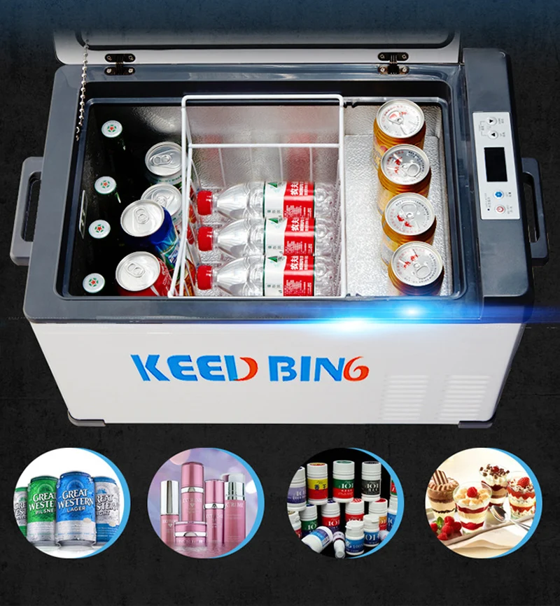  Compressor car refrigerator car dual-use refrigeration icing car mini refrigerator student dormitor