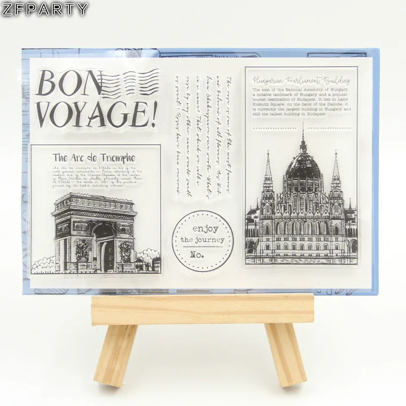 Прозрачный силиконовый штамп ZFPARTY Voyage/печать для | Отзывы и видеообзор