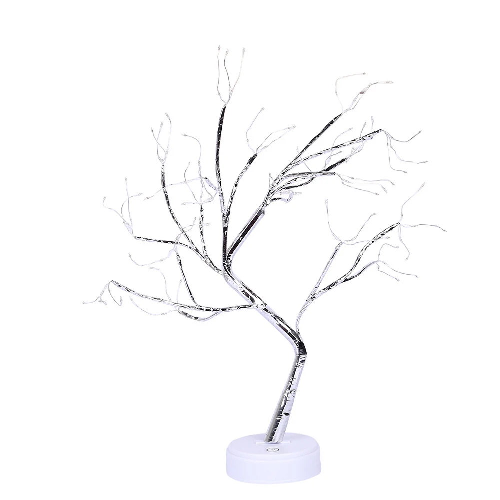 Праздничный прочный Снежный светильник-ветка домашний декор ночной бонсай Настольный подарок дерево огни домашние вечерние теплые белые