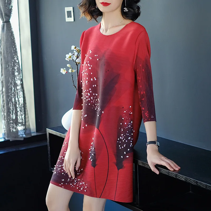 Женское платье с цветочным принтом летнее свободное до 45 80 кг|floral print dress|summer dressprint