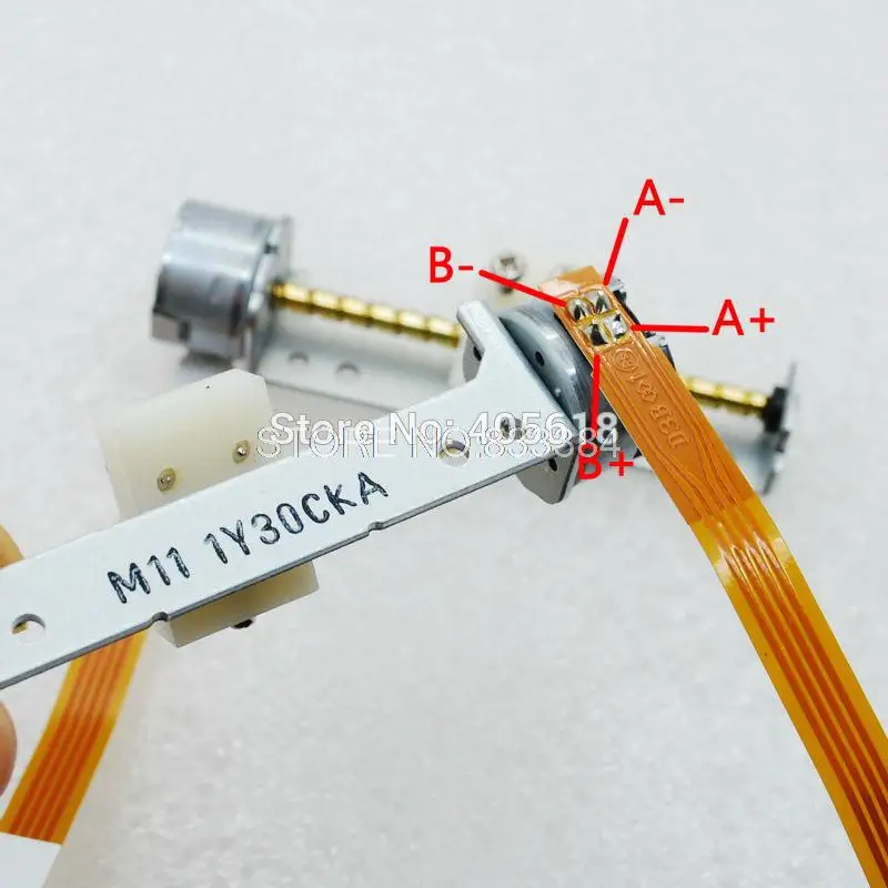 4 V-5 V dc 2 фазы 4 провода steper двигатель с гайкой диск мини-шаговый двигатель nema шаговый угол 18 градусов