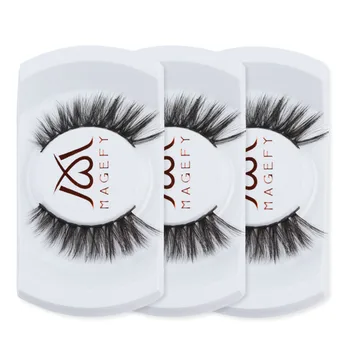 

MAGEFY 7 pairs/pack Eyelashes Extension Dramatic Soft Human Hair False Eyelashes Makeup Beauty Tools Eyelash Extension A004