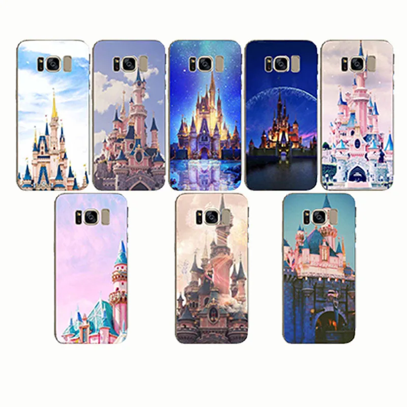 

Cinderella Castle Soft TPU Phone Cases for Samsung Note 9 Note 5 Note 8 Note4 S8 plus S9 plus S6 edge S7edge s6 s7 s8 s9