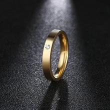 DOTIFI 316L кольца из нержавеющей стали для женщин циркония классические вечность любовь Обручальное кольцо ювелирные изделия