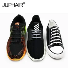 N 1 Set 16 Roots Men No Tie Shoelaces Rubber Slip Silicone lazy laces Cool Bats Laces Adult-free Elastic Laces Patented Product
