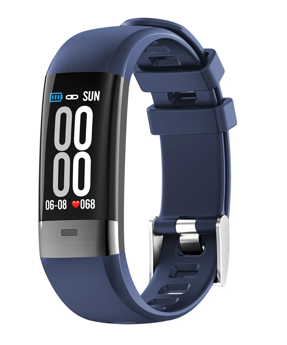 G36 спортивный браслет для мужчин и женщин браслет Bluetooth здоровье сердечный ритм Сидячий напоминание фитнес Отслеживание Водонепроницаемый - Цвет: Blue