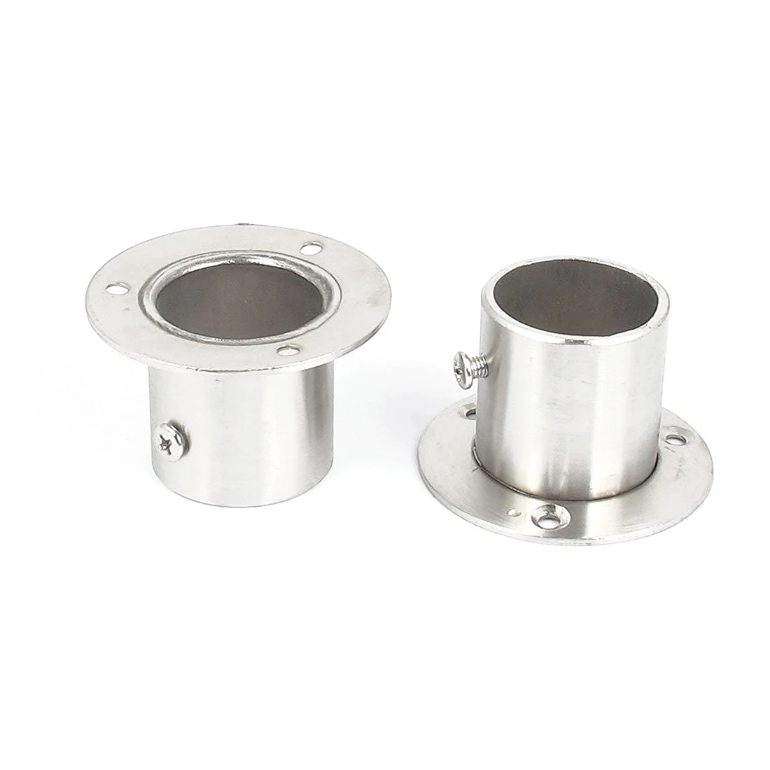 

EWS-Closet Wardrobe 32mm Dia Pipe Rail Rod End Support Bracket 2pcs