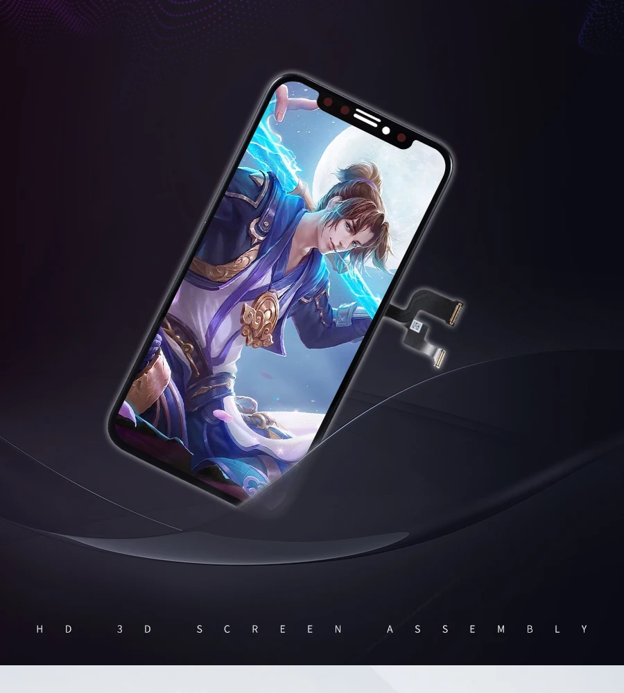 AUMOOK ЖК-дисплей для IPhone X XS MAX XR мягкий гибкий OLED AMOLED OEM Экран Дисплей для IPhone X XS Pantalla дигитайзер сборка