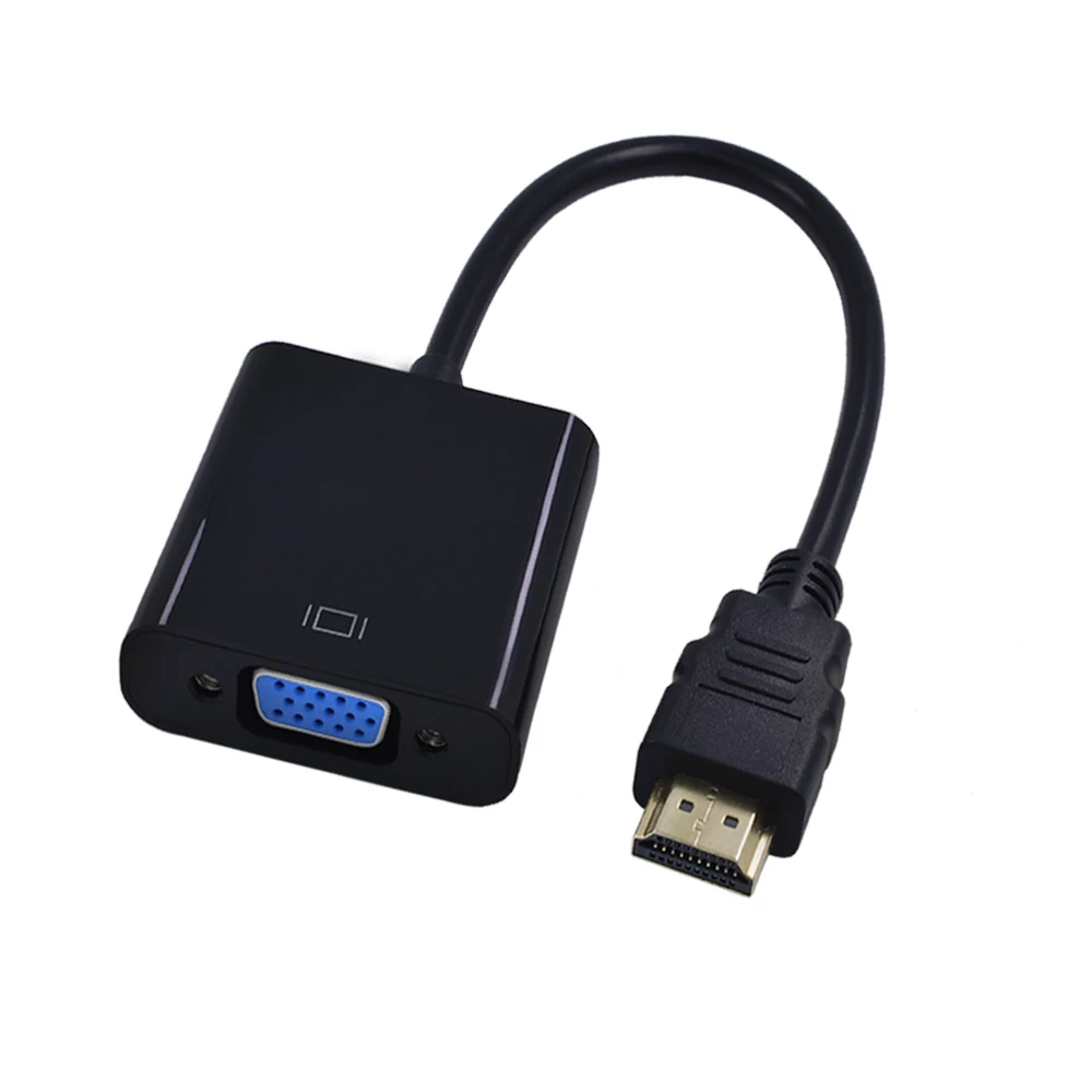 TISHRC 10 шт. мужчин и женщин Hdmi к Vga Аудио конвертер кабель адаптер HD 1080P видео цифро-аналоговый HDMI2VGA адаптер для PS4