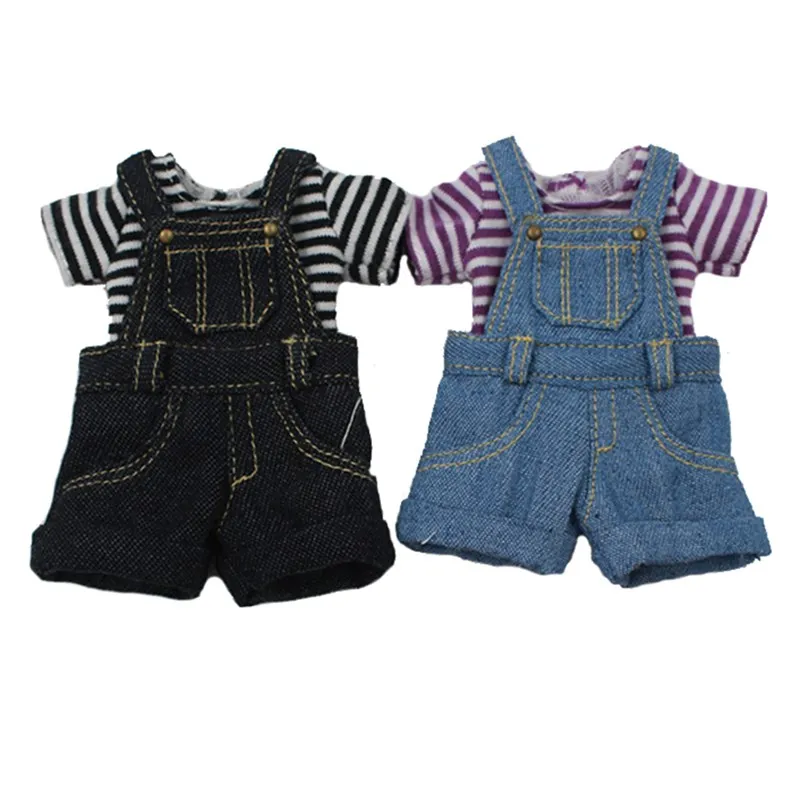 Волшебное сказочное Blyth кукольные джинсовые комбинезоны для девочек на 12 дюймов
