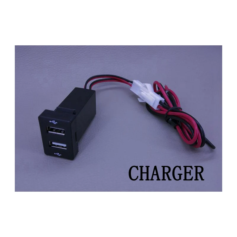 USB зарядное устройство автомобильное зарядное устройство USB разъем напряжение дисплей Температура аудио зарядное устройство VOL. V TEM HDMI для Toyota ALPHARD ZELAS VENZA